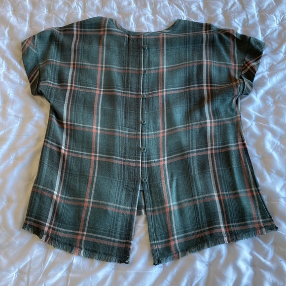 Cloth and Stone button back top - Picture 3 of 5